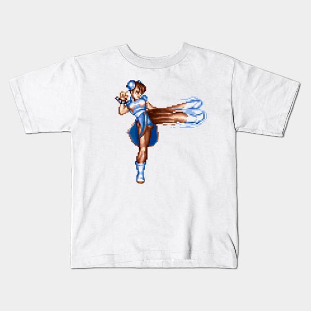 Chun Li Kids T-Shirt by Cun-Tees!